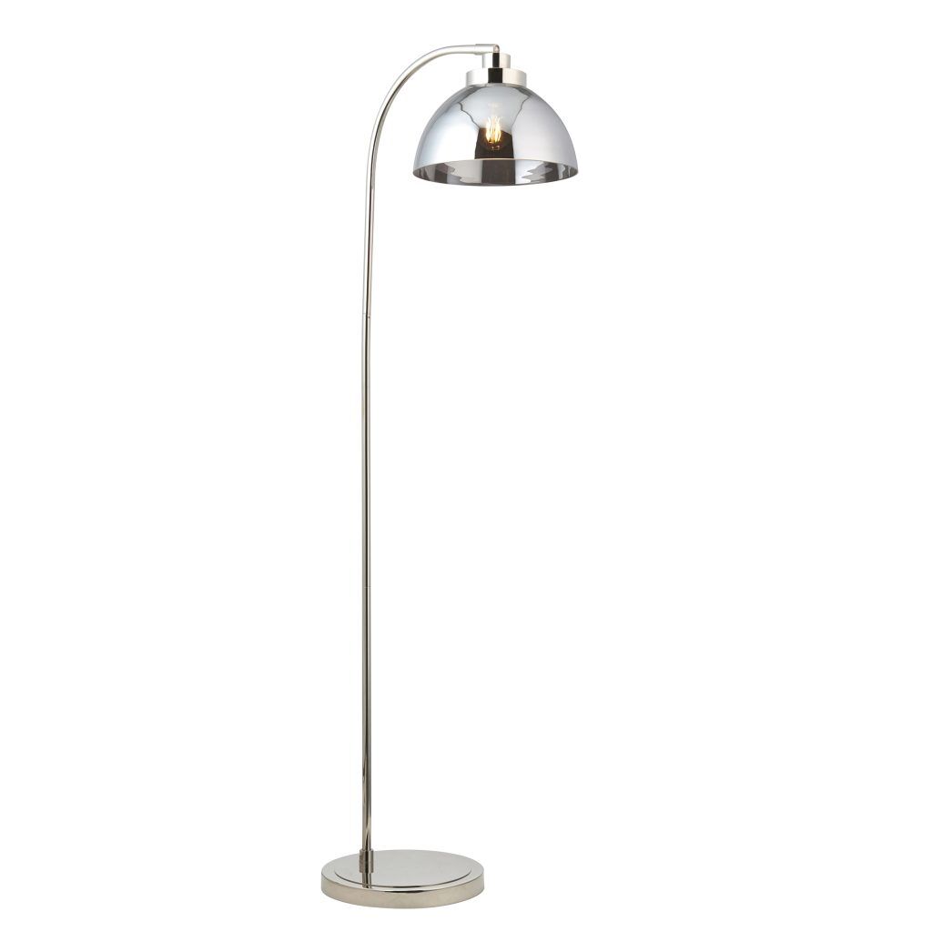 Gallery Direct Caspa Floor Lamp Nickel | Shackletons