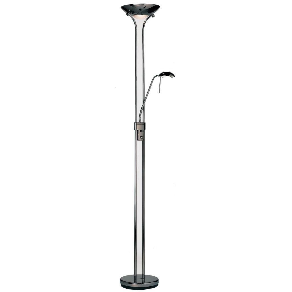 Gallery Direct Rome Floor Lamp Black Chrome | Shackletons