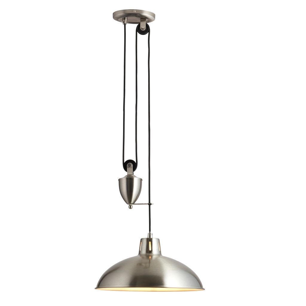 Gallery Direct Polka Pendant Light Satin Nickel | Shackletons
