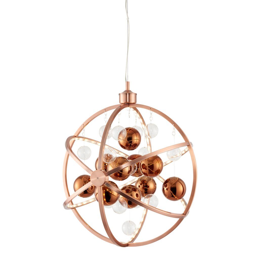 Gallery Direct Muni Pendant Light Copper 715 1780mm | Shackletons