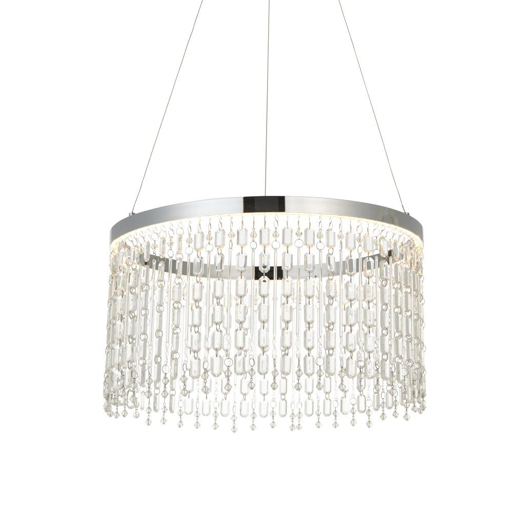Gallery Direct Liliana 1 Pendant Light Chrome | Shackletons