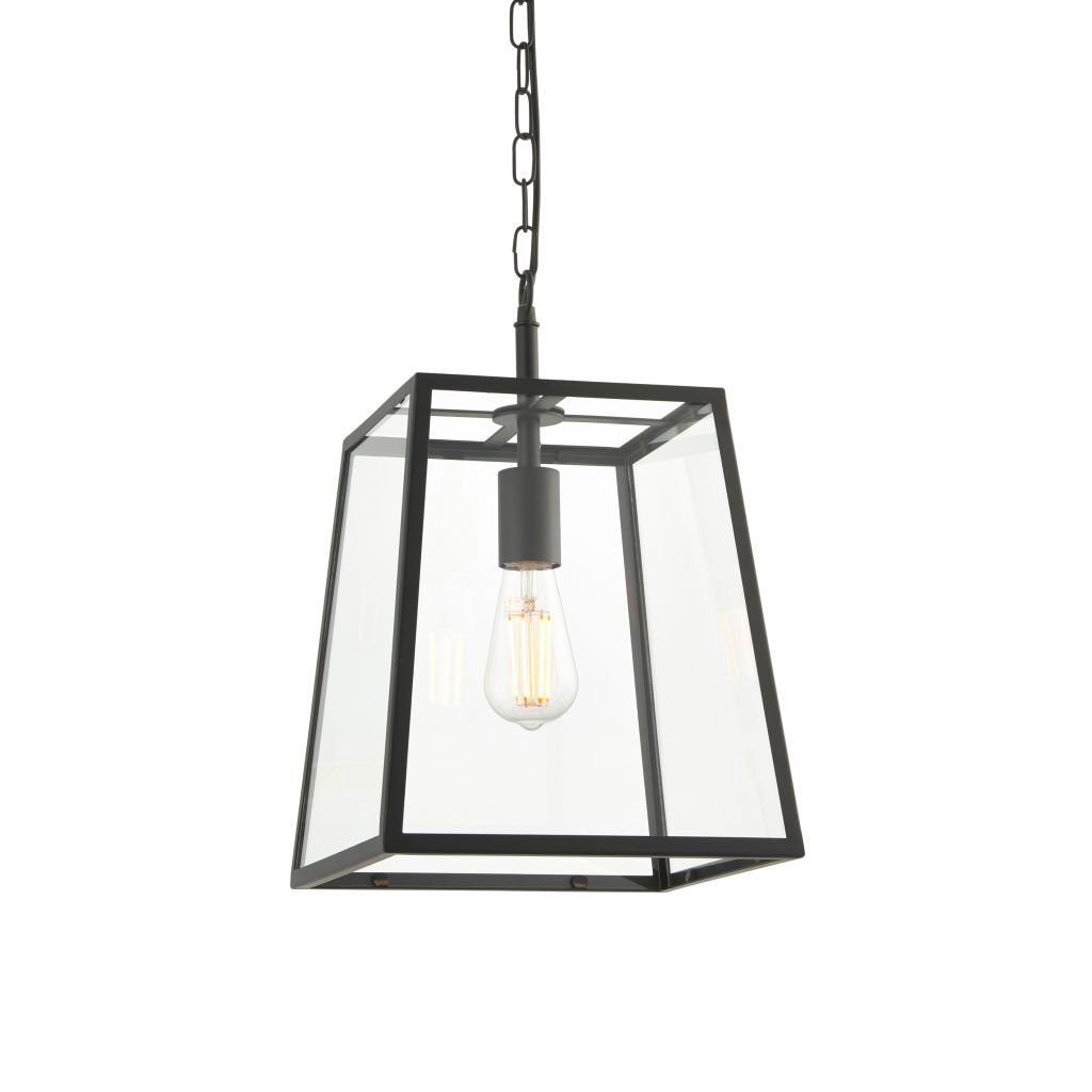 Gallery Direct Hurst 1 Pendant Light Black | Shackletons