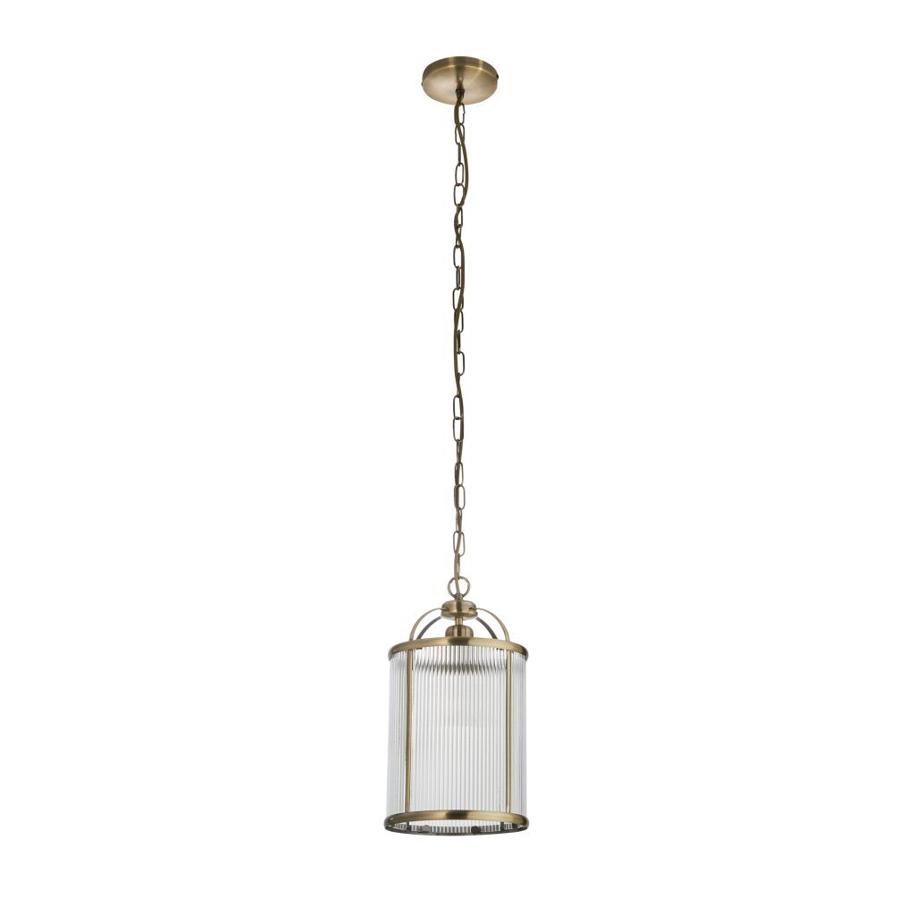Gallery Direct Lambeth Ribbed 1lt Pendant | Shackletons