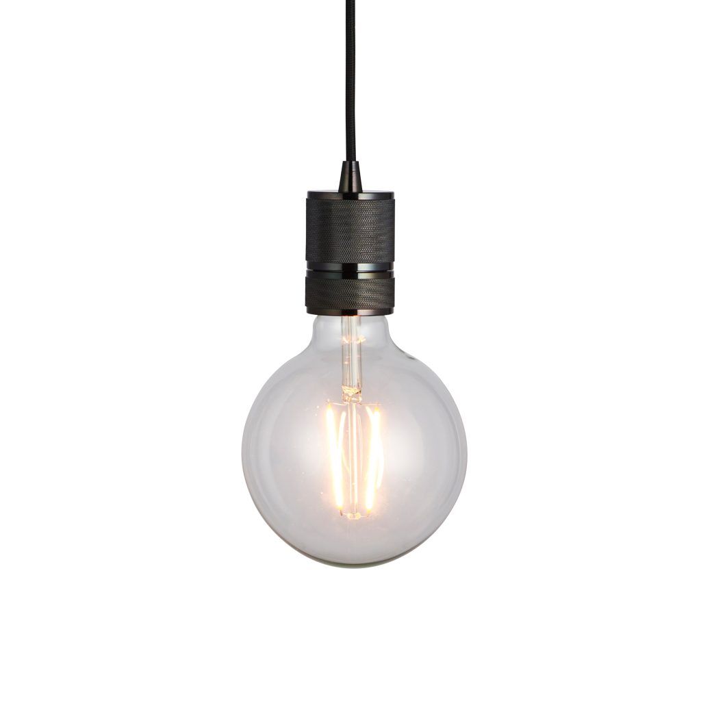 Gallery Direct Urban Pendant Light Black Chrome | Shackletons