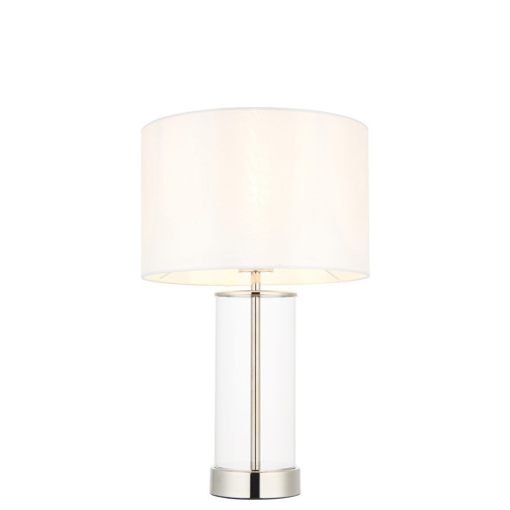 Gallery Direct Lessina Table Lamp Nickel | Shackletons