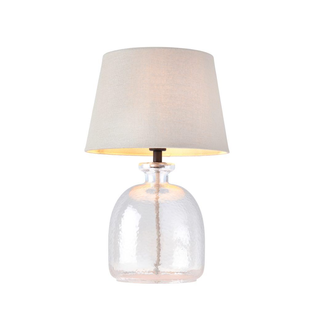 Gallery Direct Lyra Table Lamp Clear  Grey | Shackletons