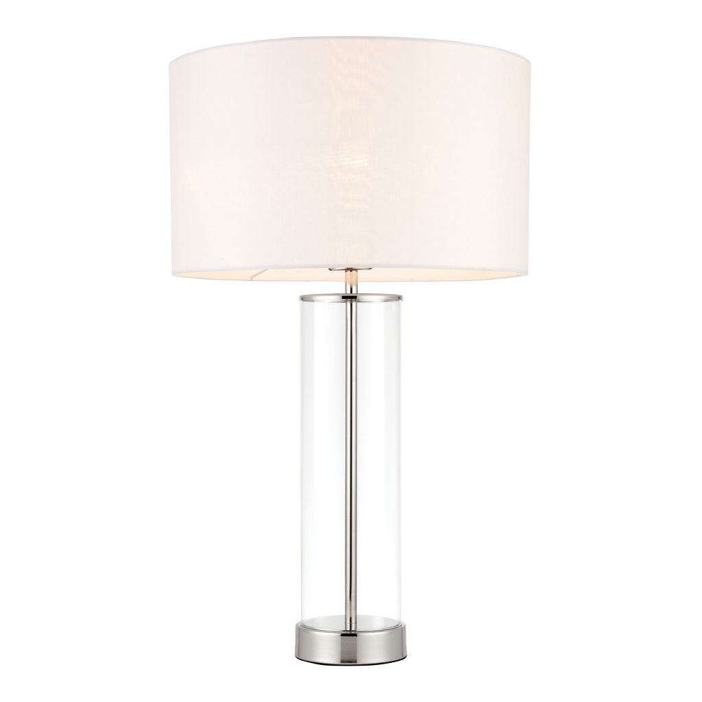 Gallery Direct Lessina Table Lamp Bright Nickel | Shackletons