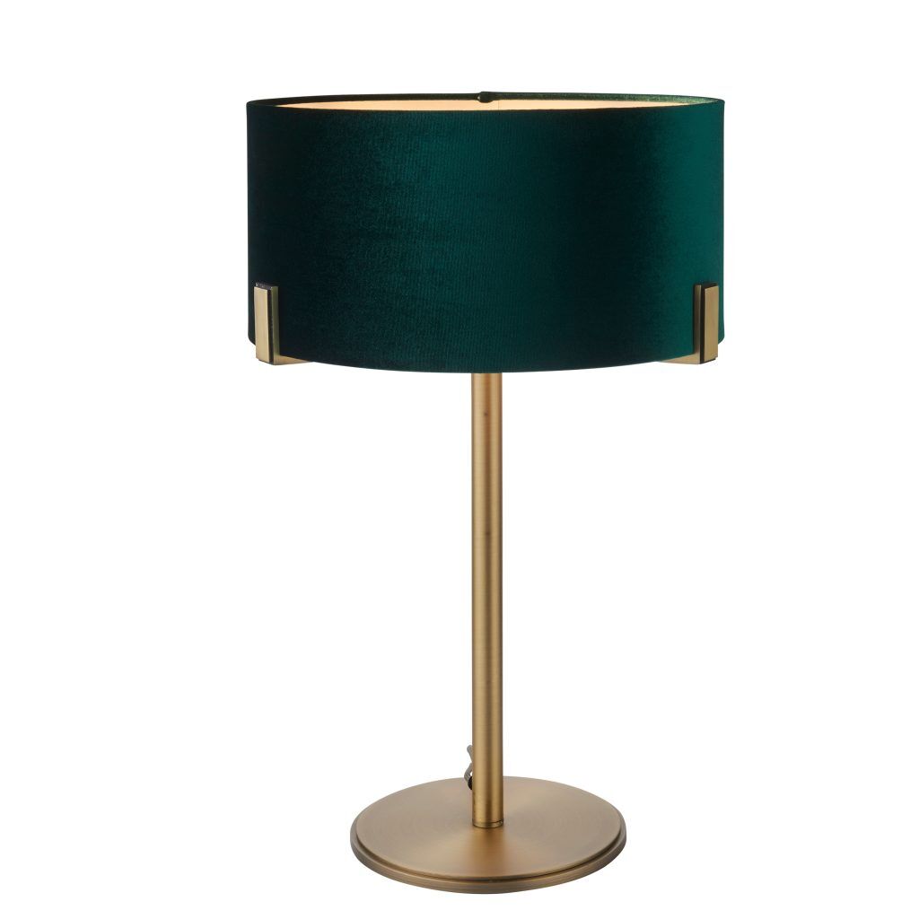 Gallery Direct Hayfield Table Lamp Antique Brass | Shackletons