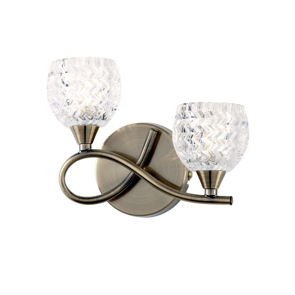 Gallery Direct Boyer Wall Light Antique Brass LH | Shackletons