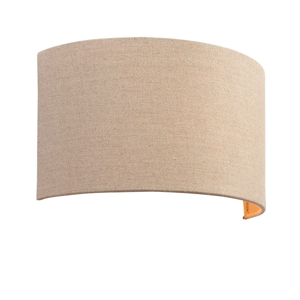 Gallery Direct Obi 1 Wall Light Natural Linen | Shackletons