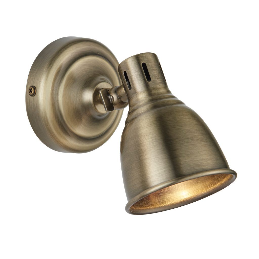 Gallery Direct Westbury Wall Light Antique Brass | Shackletons