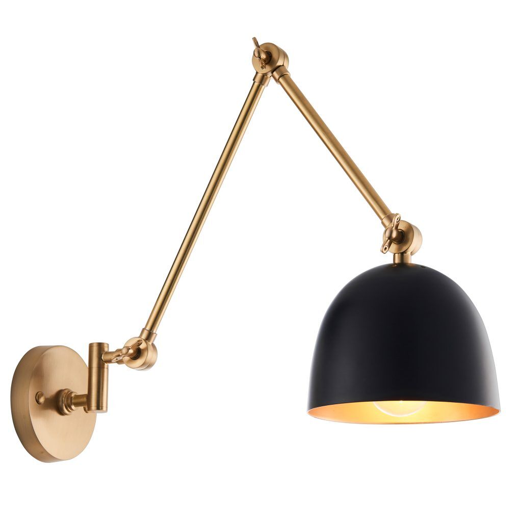 Gallery Direct Lehal 1 Wall Light Antique Brass | Shackletons