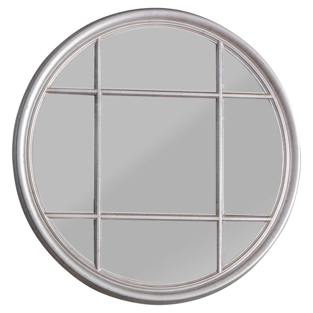 Gallery Direct Eccleston Round Mirror Silver | Shackletons
