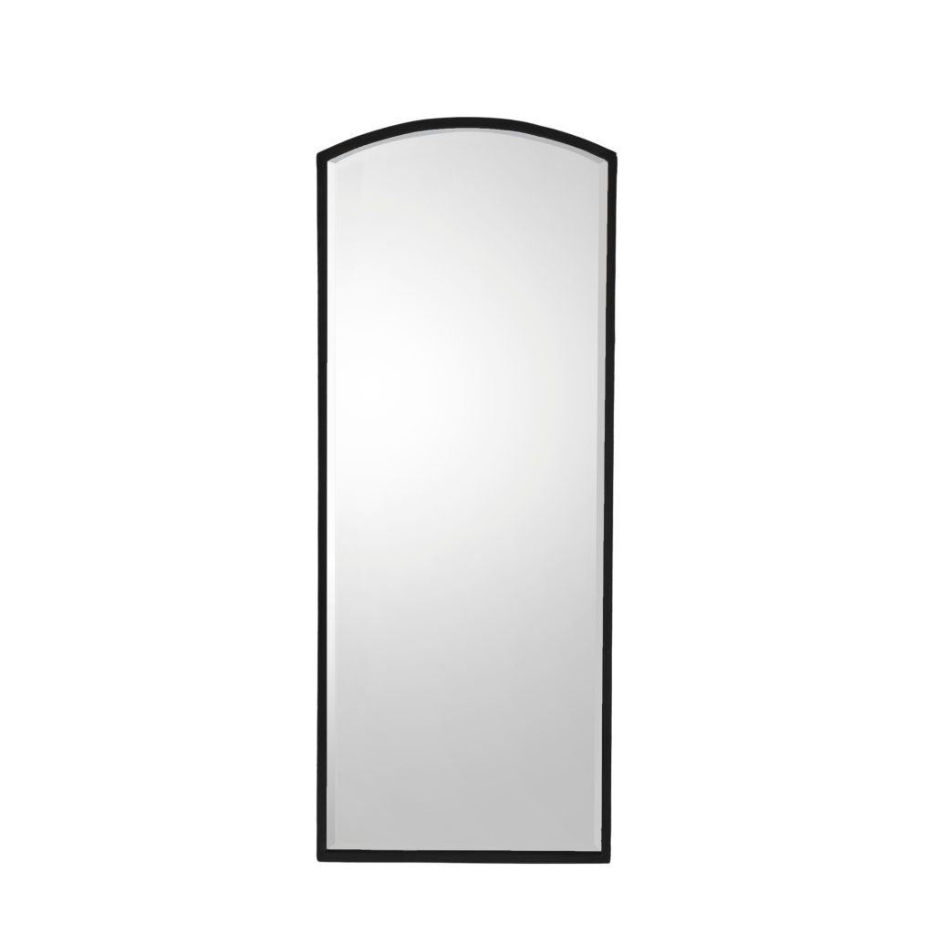 Gallery Direct Higgins Arch Mirror Black | Shackletons