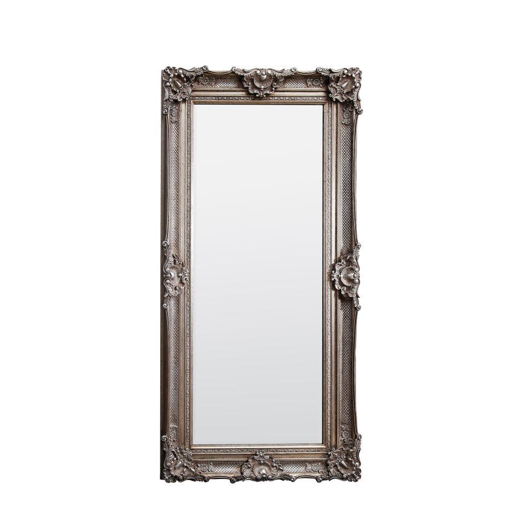 Gallery Direct Stretton Leaner Mirror Silver | Shackletons