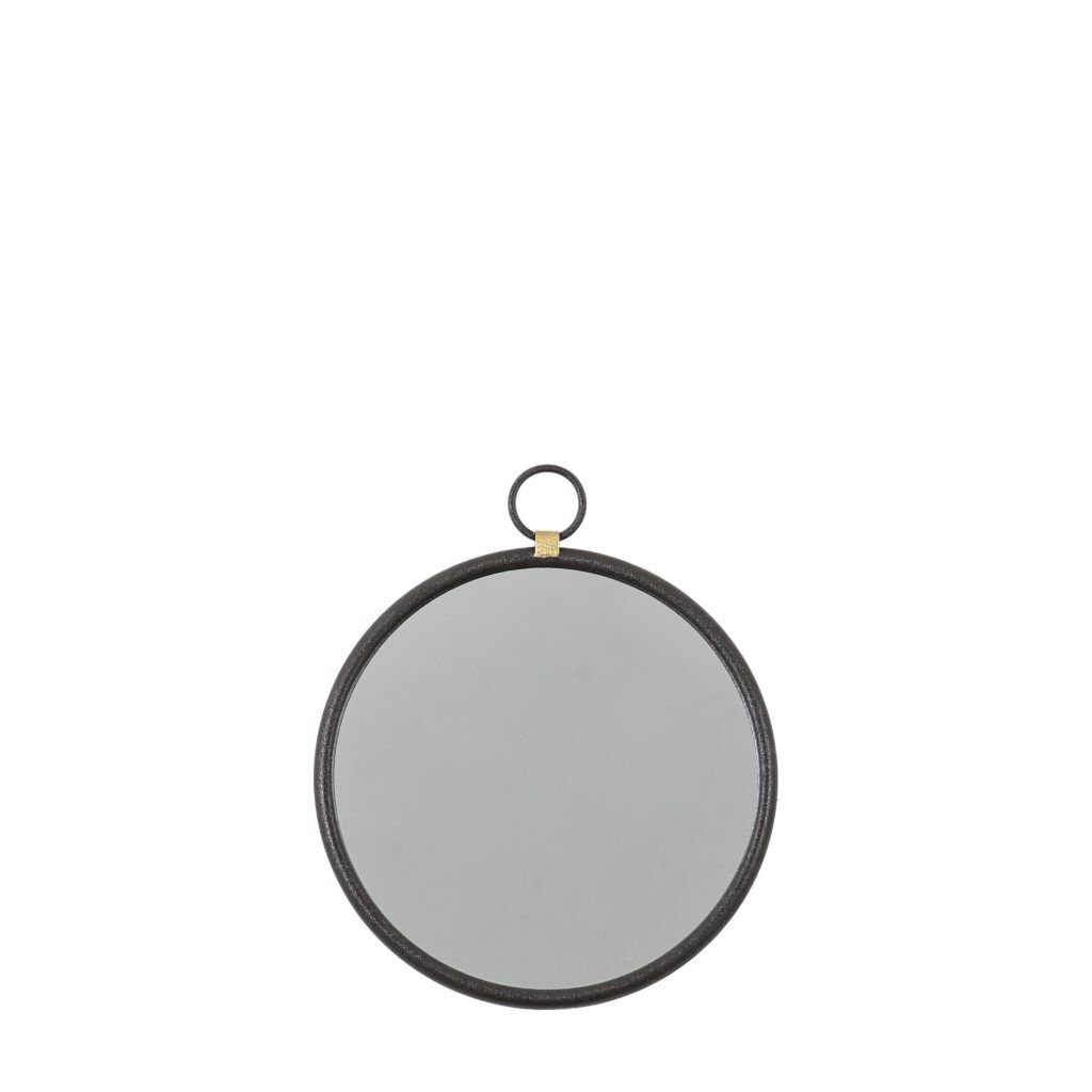 Gallery Direct Bayswater Black Round Mirror | Shackletons