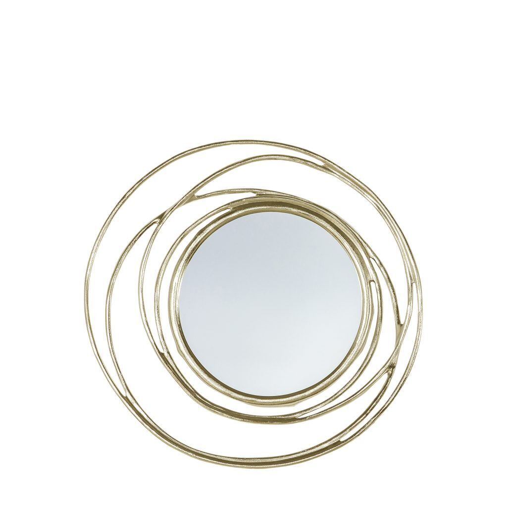 Gallery Direct Allende Mirror Satin Gold | Shackletons