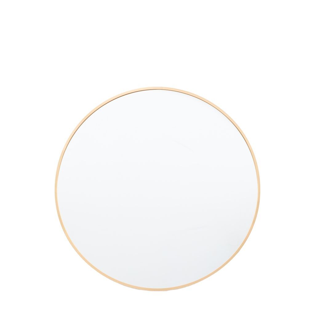 Gallery Direct Yardley Mirror Round Gold | Shackletons