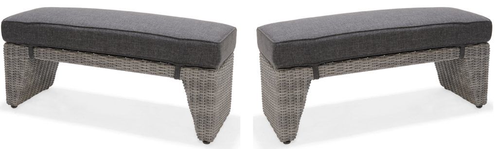 LifestyleGarden Bermuda Picnic Bench Duo Set in Grey | Shackletons