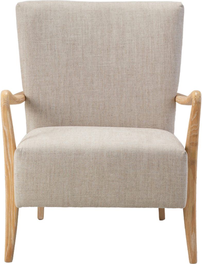 Gallery Direct Chedworth Armchair Natural Linen | Shackletons