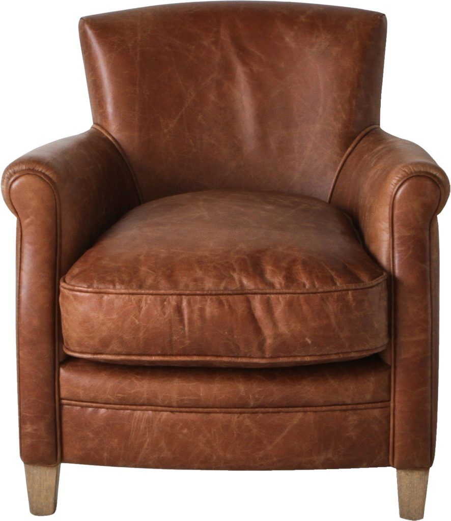 Gallery Direct Mr Paddington Chair Vintage Brown Leather | Shackletons