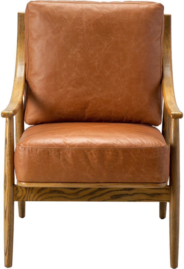 Gallery Direct Reliant Armchair Brown Leather | Shackletons
