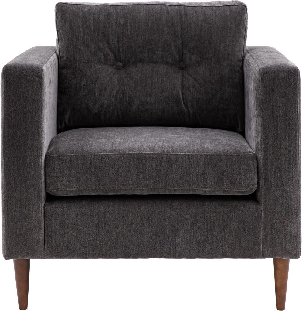 Gallery Direct Whitwell Armchair Charcoal | Shackletons