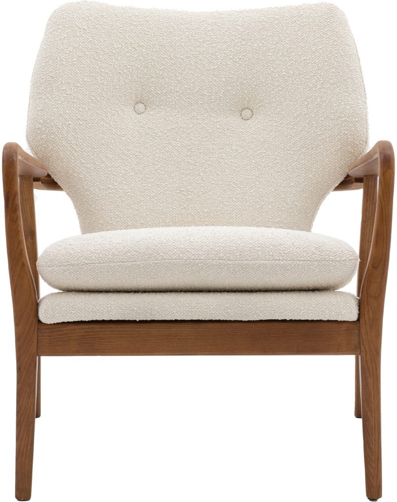 Gallery Direct Jensen Armchair Cream | Shackletons