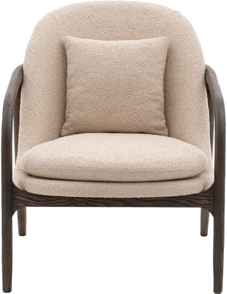 Gallery Direct Alegra Armchair Taupe | Shackletons
