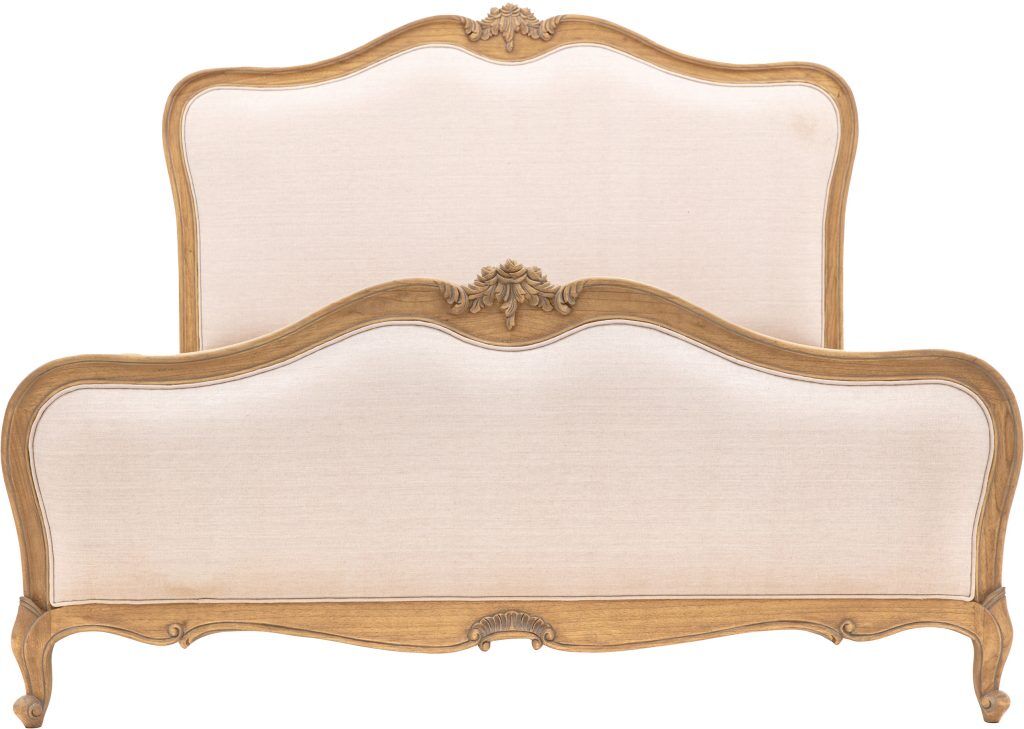 Gallery Direct Chic 6 Linen Upholstered Bed Weathered | Shackletons