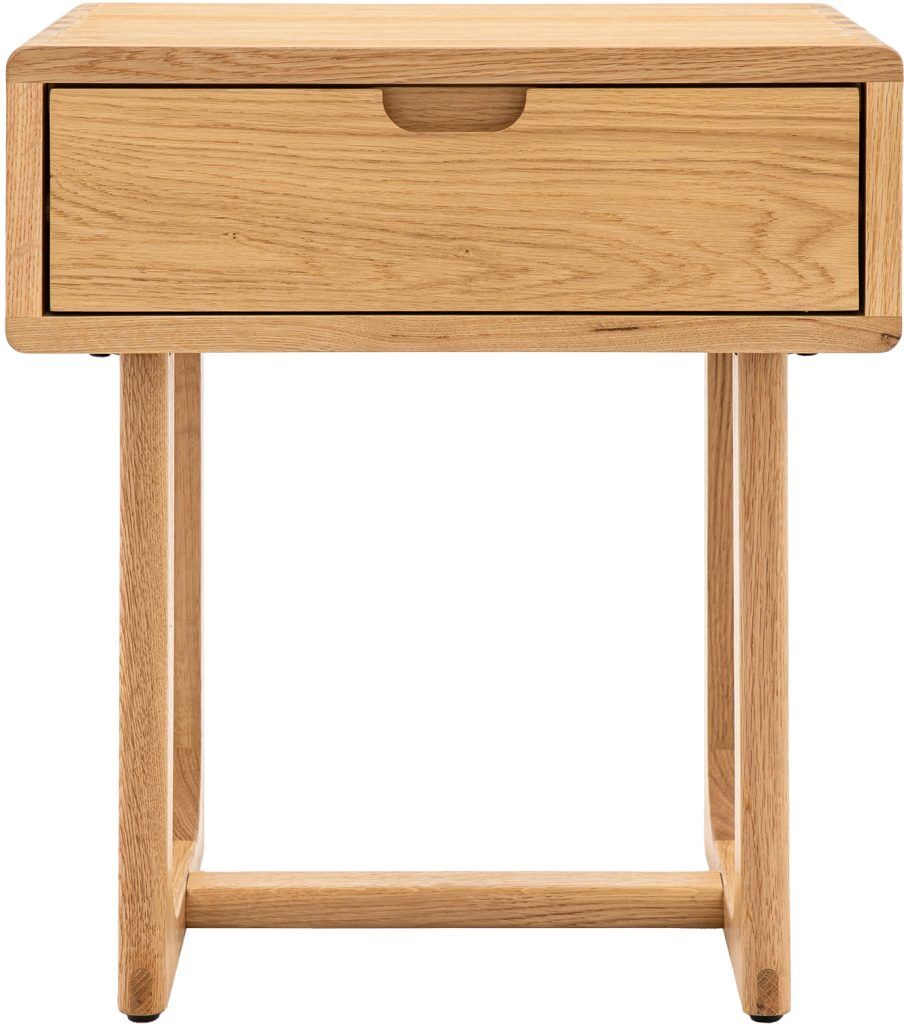 Gallery Direct Craft 1 Drawer Bedside Natural | Shackletons