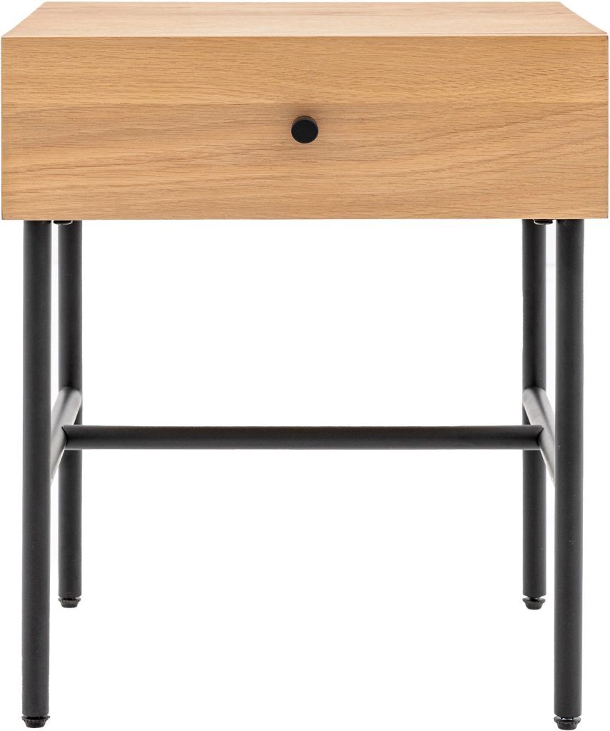 Gallery Direct Ashdown 1 Drawer Bedside Natural | Shackletons