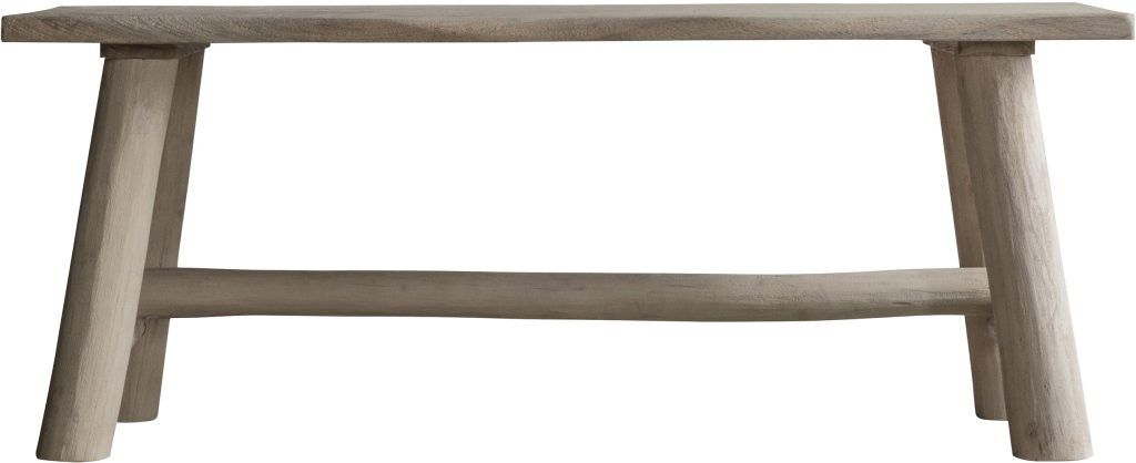 Gallery Direct Alberta Bench Natural Rustic | Shackletons