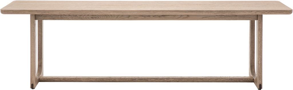 Gallery Direct Craft Dining Bench Smoked | Shackletons
