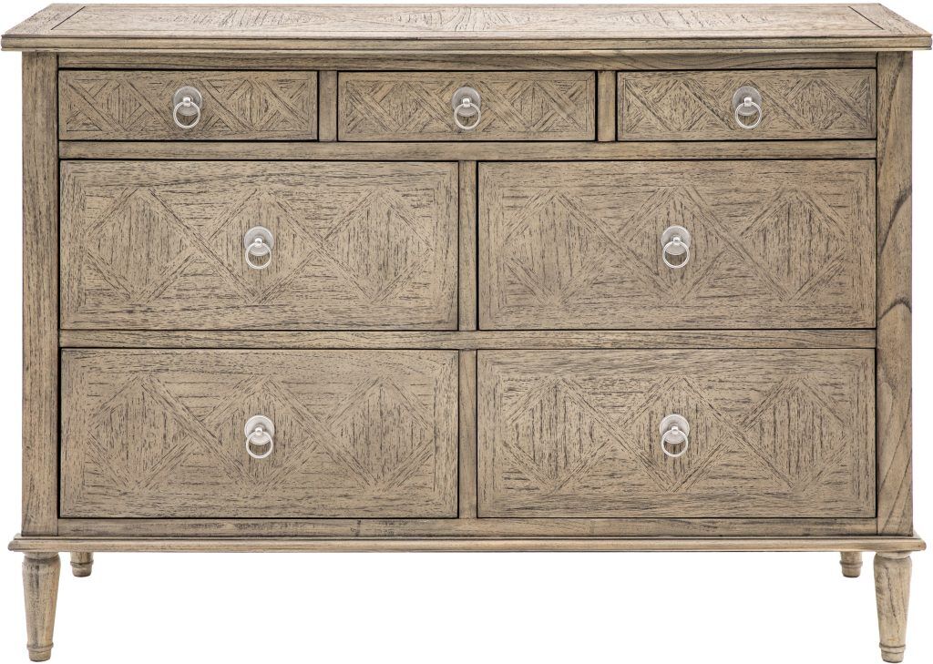 Gallery Direct Mustique 7 Drawer Chest | Shackletons