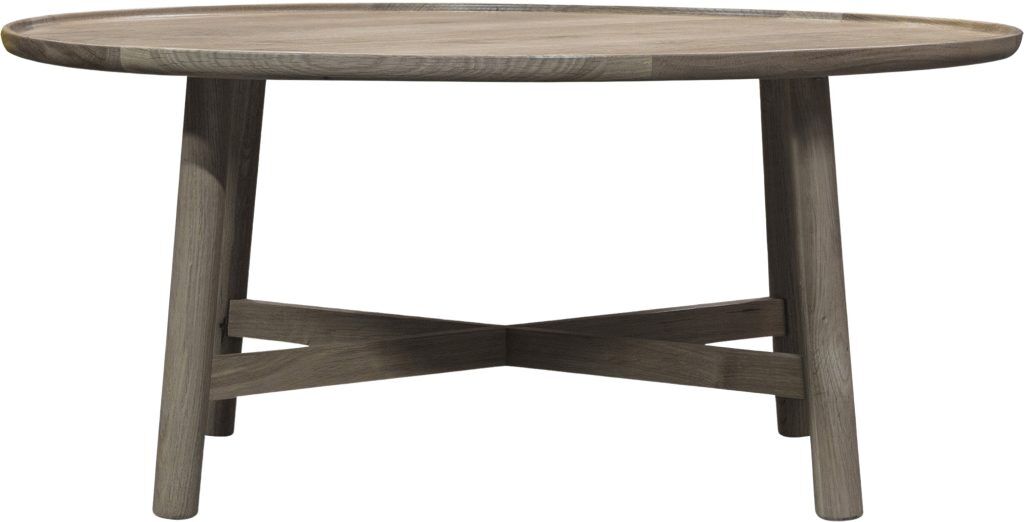 Gallery Direct Kingham Round Coffee Table Grey | Shackletons