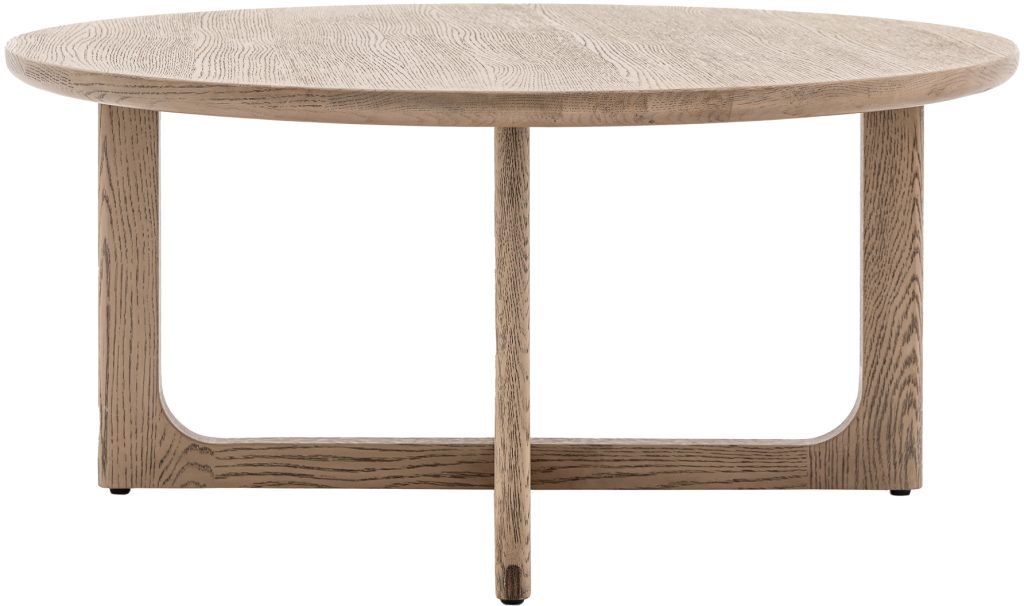 Gallery Direct Craft Round Coffee Table Smoked | Shackletons