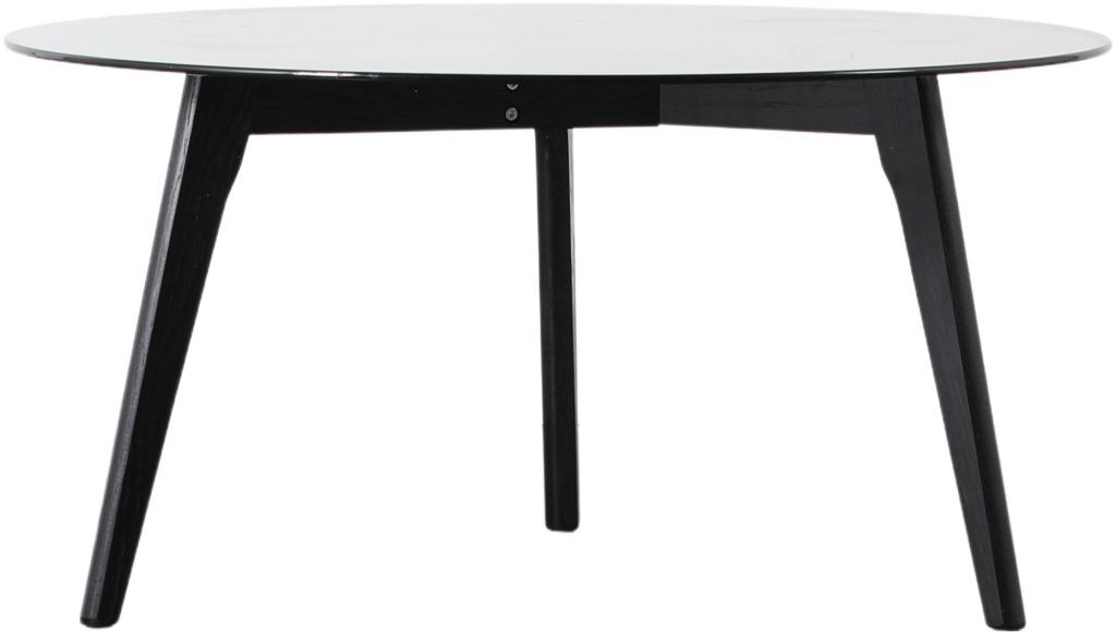Gallery Direct Blair Round Coffee Table Black | Shackletons