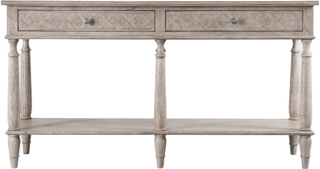 Gallery Direct Mustique 2 Drawer Console Table | Shackletons
