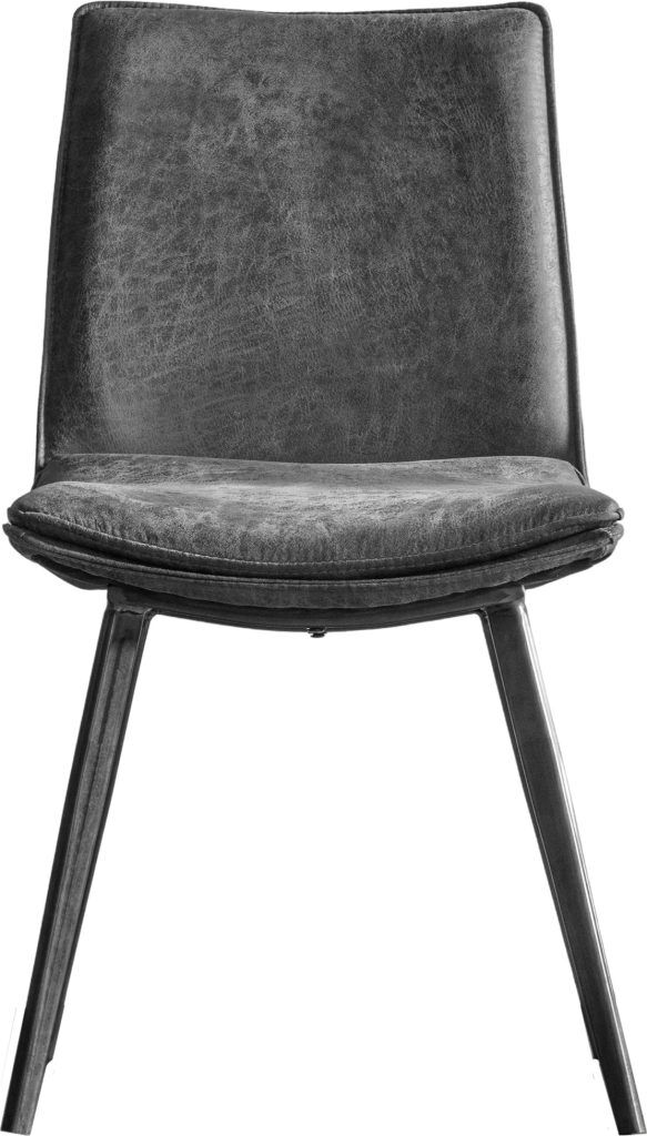 Gallery Direct Hinks Chair Grey Set of 2 | Shackletons