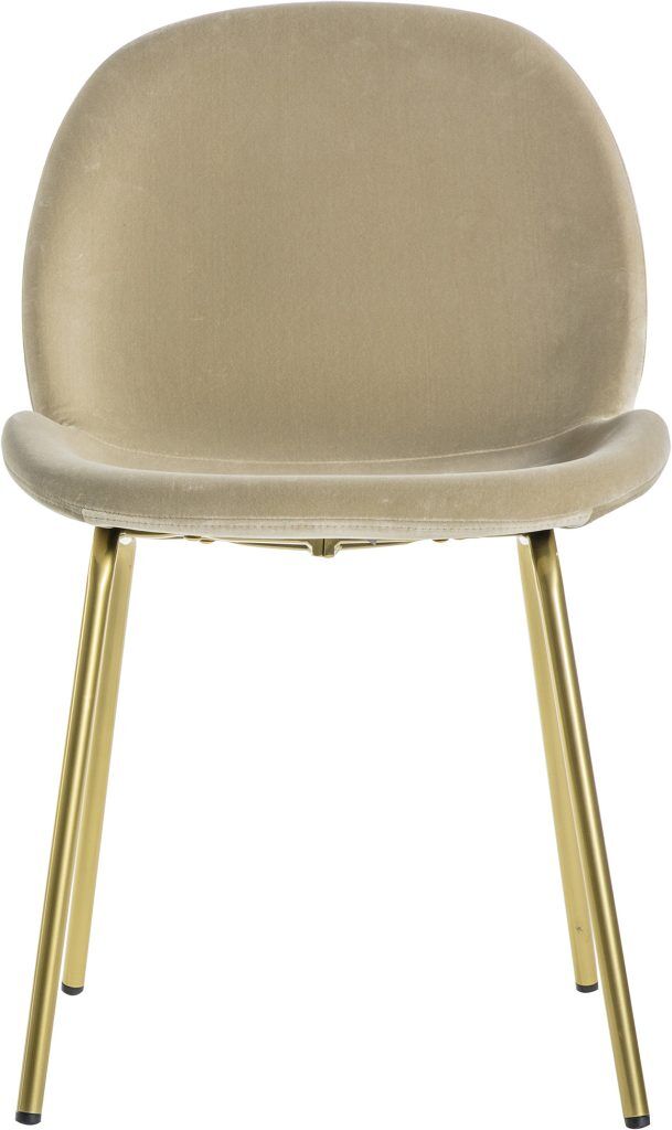 Gallery Direct Flanagan Chair Oatmeal Velvet Set of 2 | Shackletons