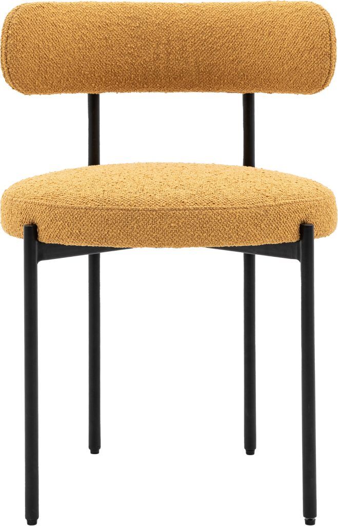 Gallery Direct Aveley Dining Chair Ochre Set of 2 | Shackletons