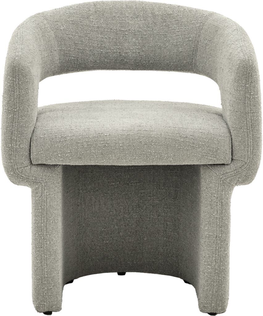 Gallery Direct Sloane Dining Chair Grey Boucle | Shackletons