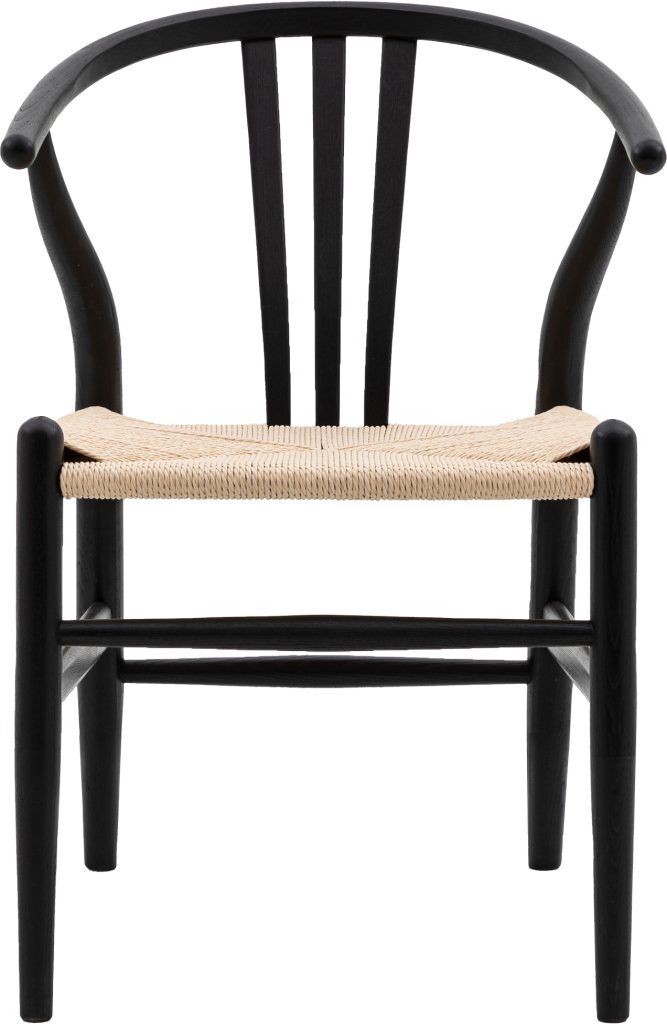 Gallery Direct Whitney Chair Black Set of 2 | Shackletons