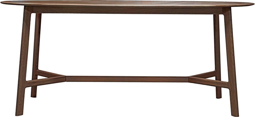 Gallery Direct Madrid Oval Dining Table Walnut | Shackletons