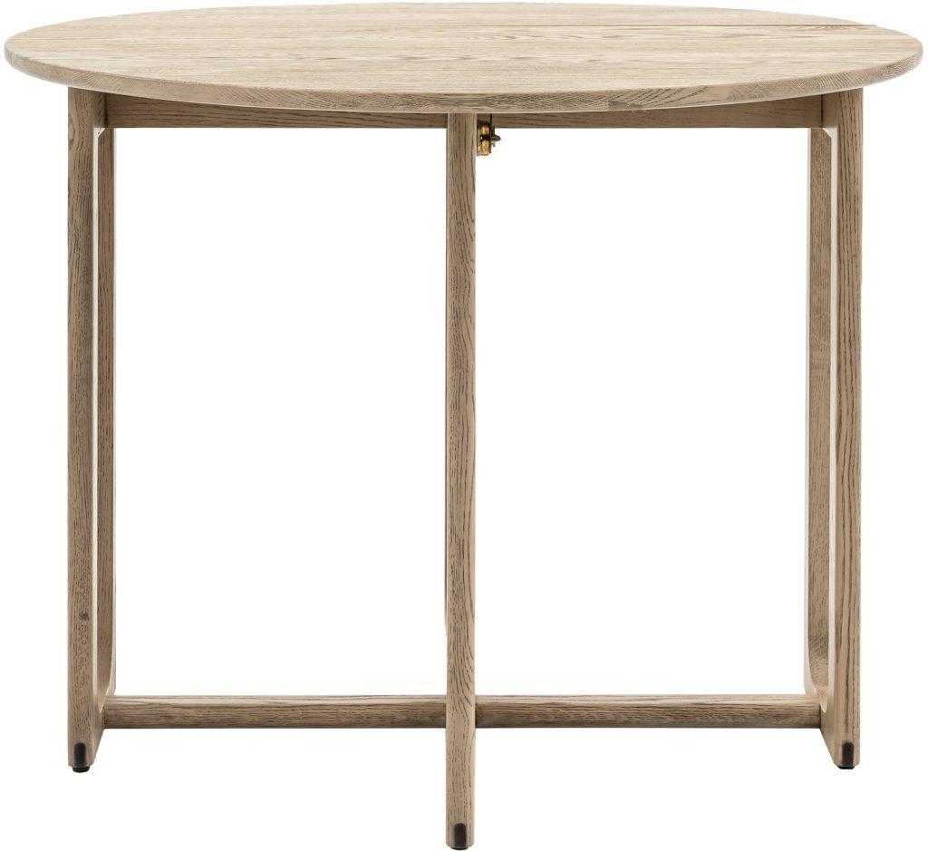 Gallery Direct Craft Folding Dining Table Smoked | Shackletons