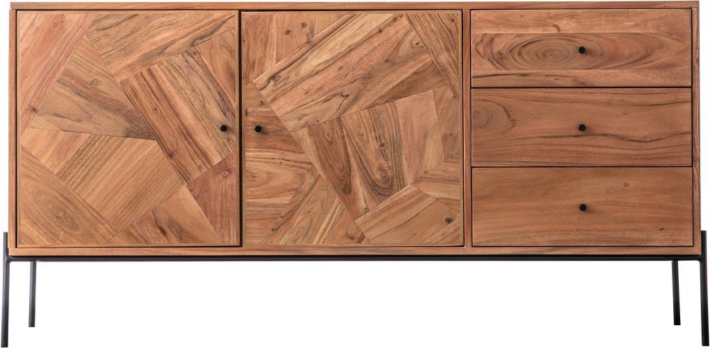 Gallery Direct Oklahoma 2 Door 3 Drawer Sideboard | Shackletons