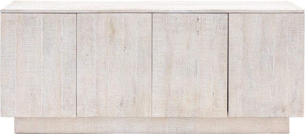 Gallery Direct Iowa 4 Door Sideboard Whitewash | Shackletons