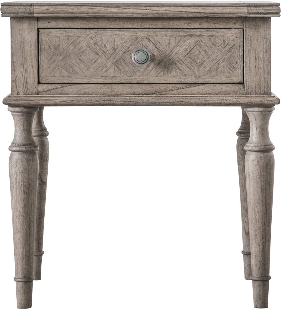Gallery Direct Mustique 1 Drawer Side Table | Shackletons