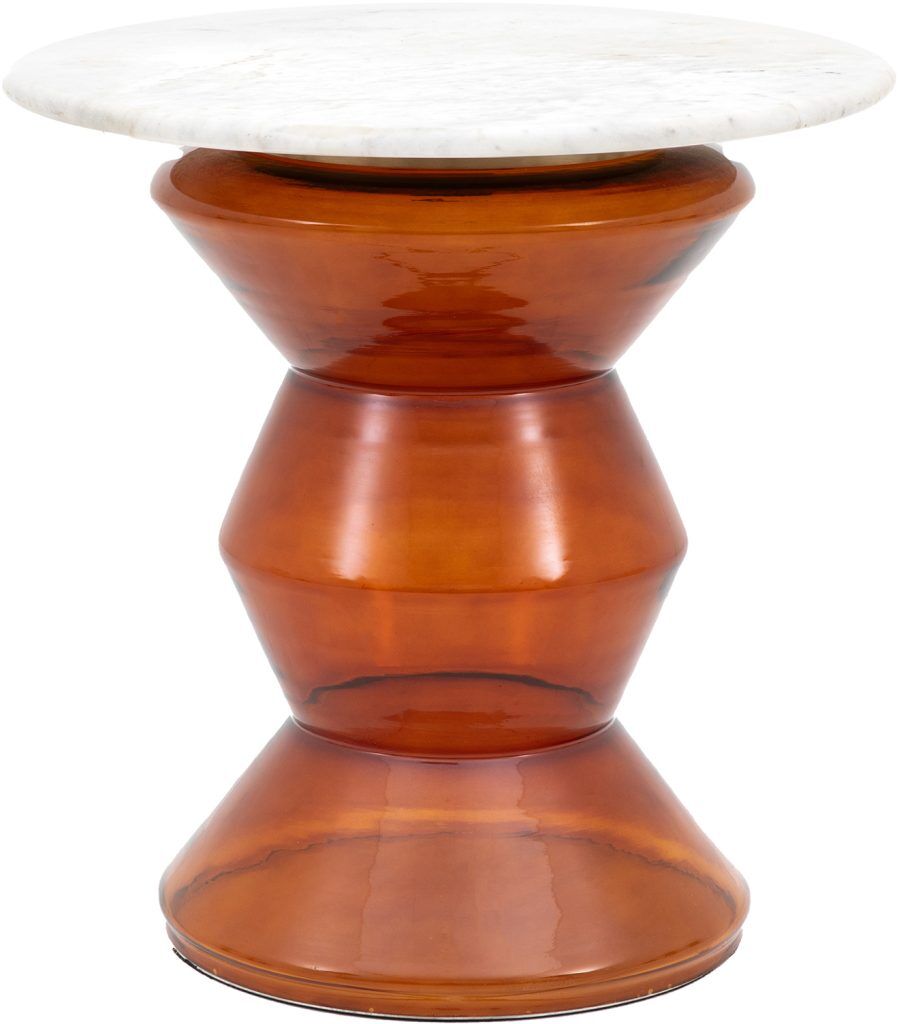 Gallery Direct Turin Side Table Orange | Shackletons